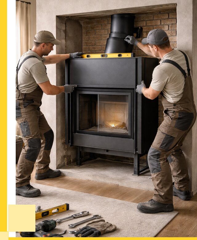 Установка каминных топок в Саратове под ключ от 18419 р. | ЭриданСрт