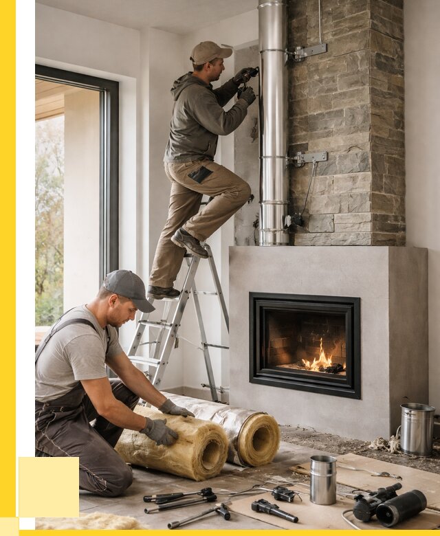 Монтаж дымоходов для каминов в Саратове от 15350 р. ЭриданСрт