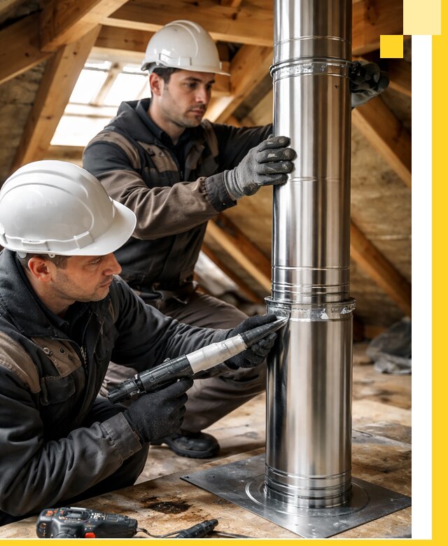 Монтаж дымоходов для каминов в Саратове с гарантией качества