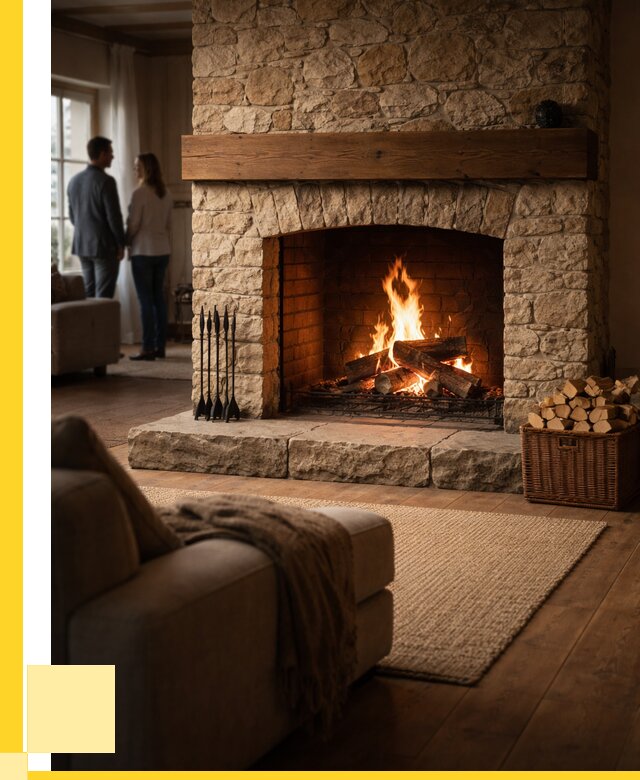 Открытые камины под ключ в Саратове от 153495 р. ЭриданСрт