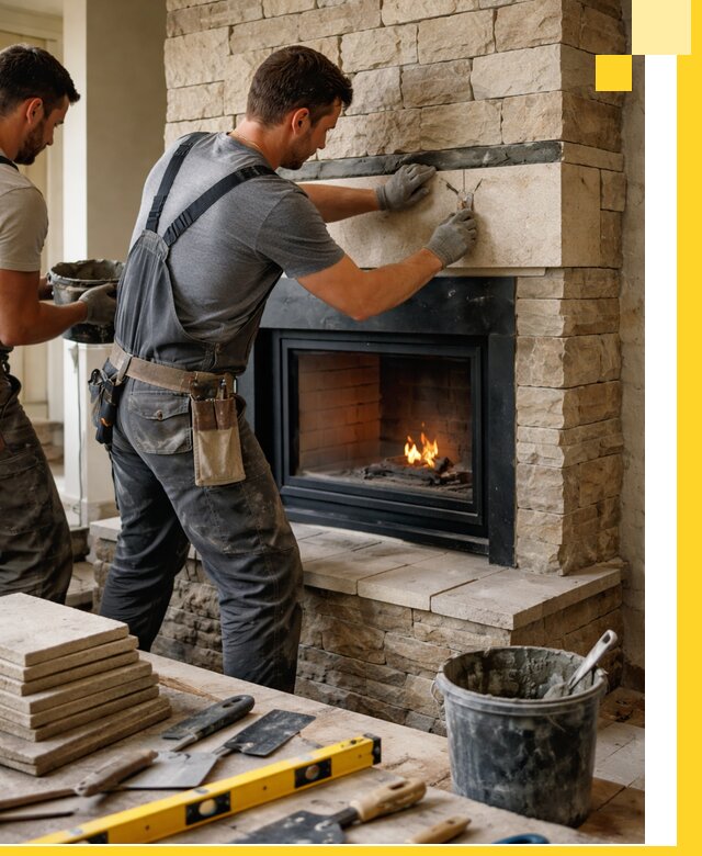 Проектирование и установка открытых каминов в Саратове