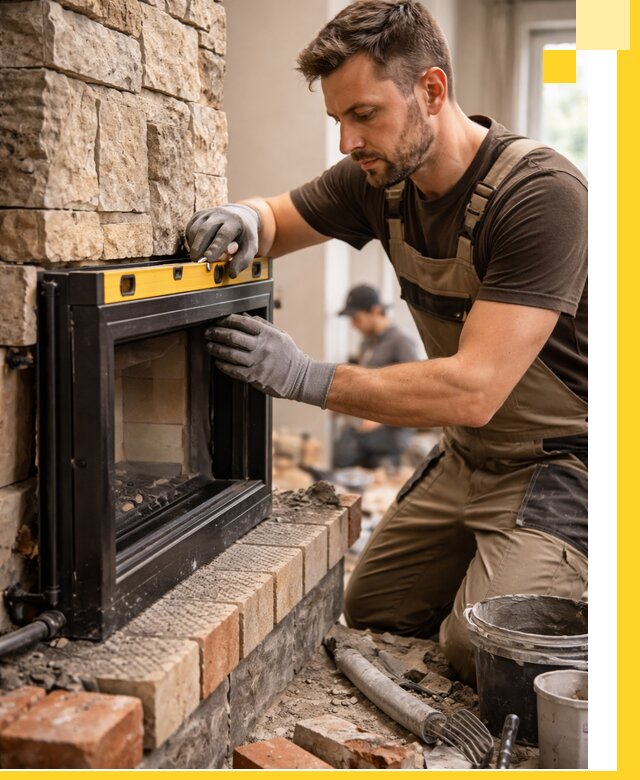 Дровяные камины под ключ в Саратове: монтаж, обустройство