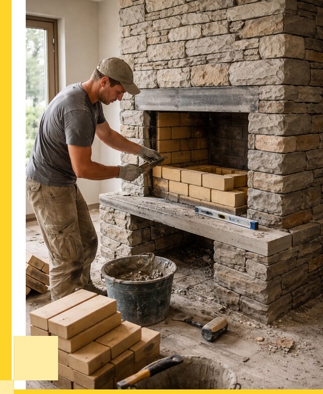 Кладка каминов и камина в Саратове от 25583 р. ЭриданСрт