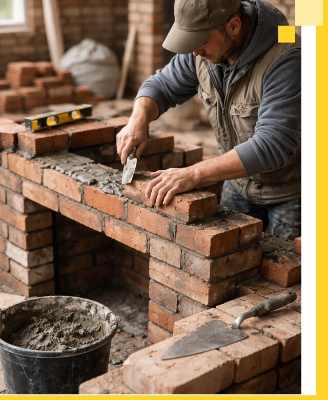 Кладка каминов под ключ в Саратове профессиональная отделка и монтаж