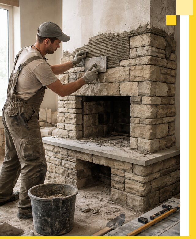 Строительство каминов под ключ в Саратове от проектирования до монтажа