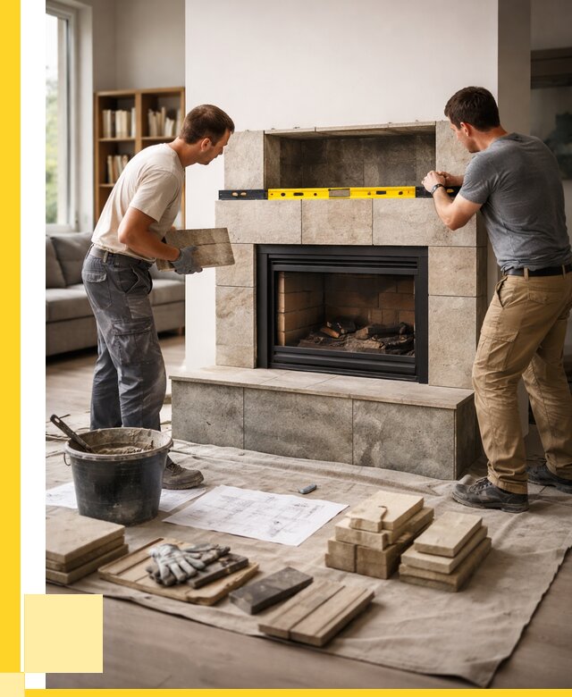 Монтаж каминов и установка в Саратове от 46049 р. | ЭриданСрт