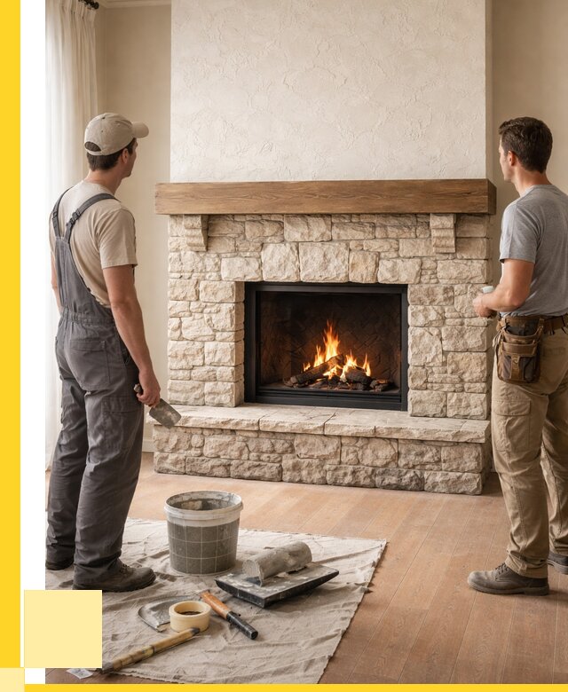 Отделка каминов в Саратове от 6651 р. под ключ | ЭриданСрт