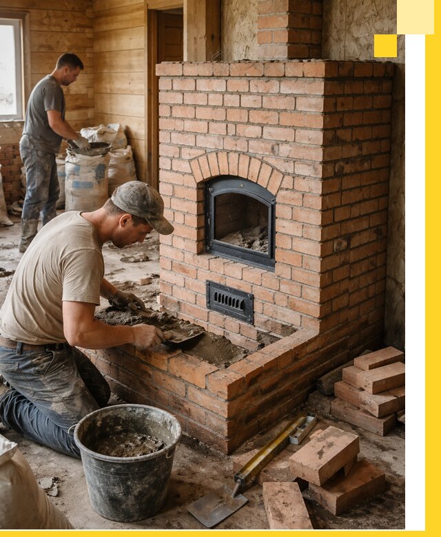 Профессиональное строительство печей в Саратове под ключ