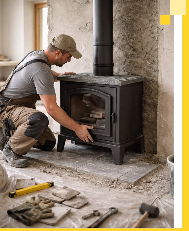 Профессиональный монтаж печей и каминов в Саратове под ключ