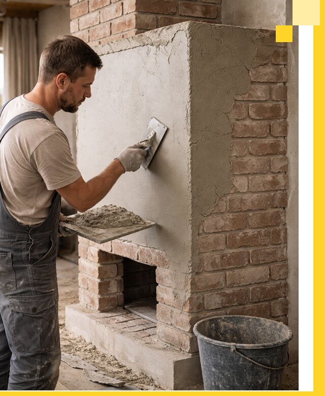 Отделка печей и облицовка каминов в Саратове под ключ