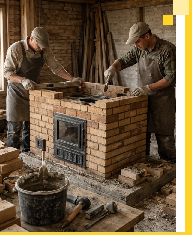 Изготовление и установка варочных печей под ключ в Саратове