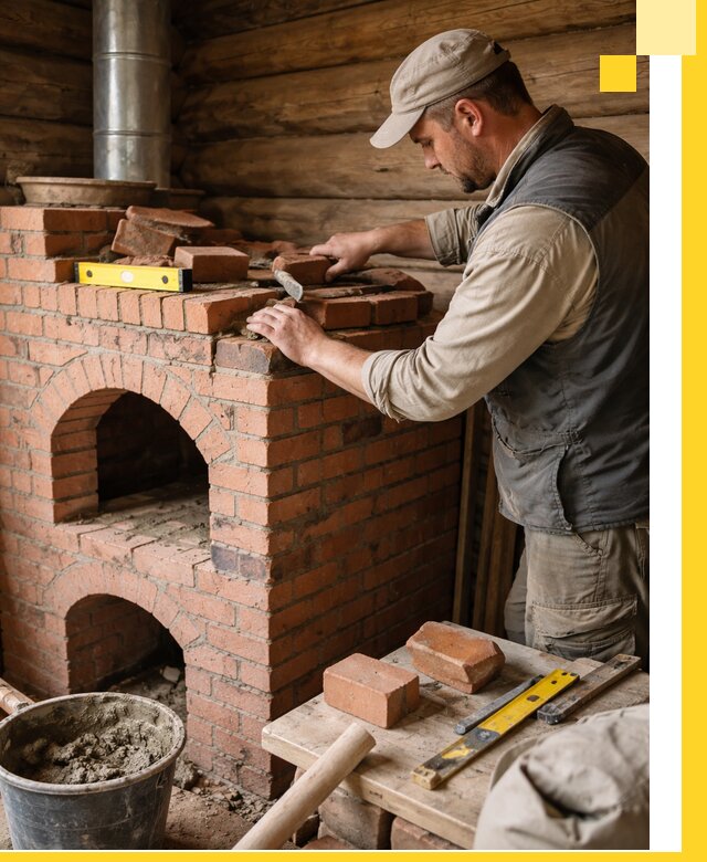 Изготовление и установка русских печей в Саратове под ключ