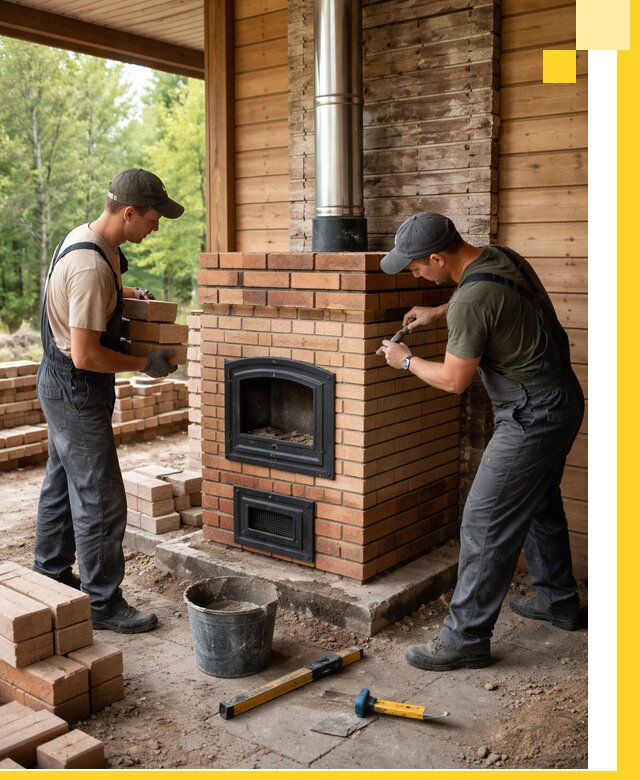 Производство и установка дачных печей под ключ в Саратове