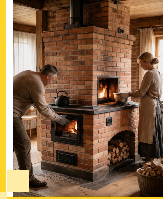 Печи для загородного дома под ключ в Саратове от 81864 р. | ЭриданСрт