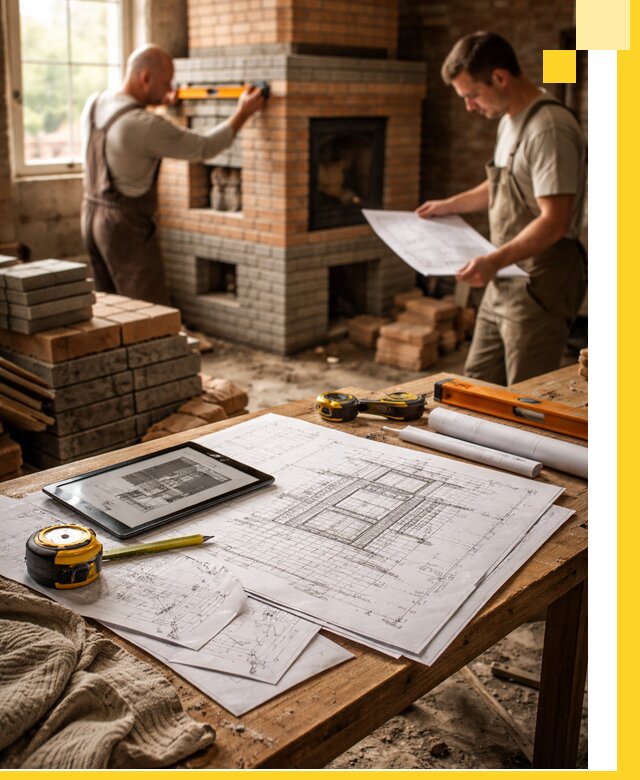 Проекты печей и каминов с индивидуальным дизайном в Саратове