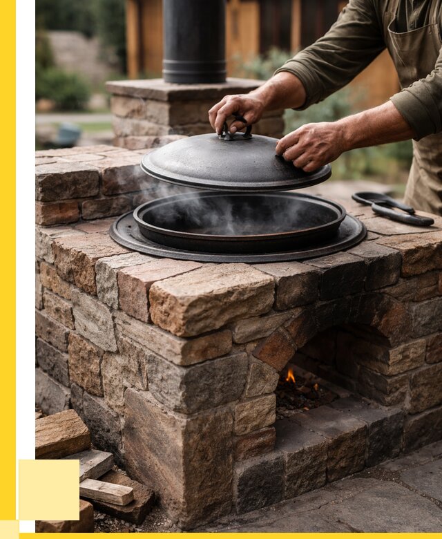 Печи для казана в Саратове по цене от 18419 р. | ЭриданСрт