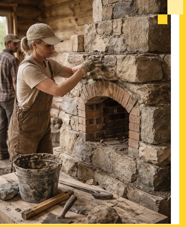 Каменные печи на заказ и монтаж в Саратове, долговечные решения