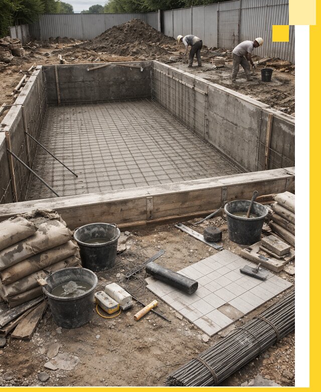 Строительство бассейнов под ключ в Саратове, дизайн и монтаж