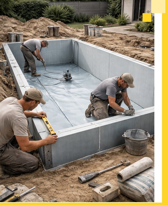 Профессиональный монтаж бассейнов под ключ в Саратове с гарантией