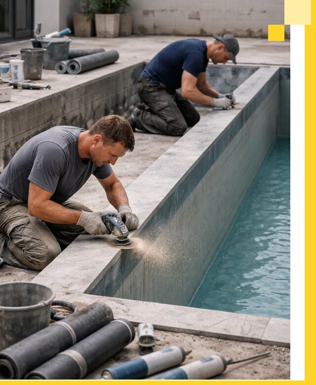 Профессиональный ремонт бассейнов под ключ в Саратове