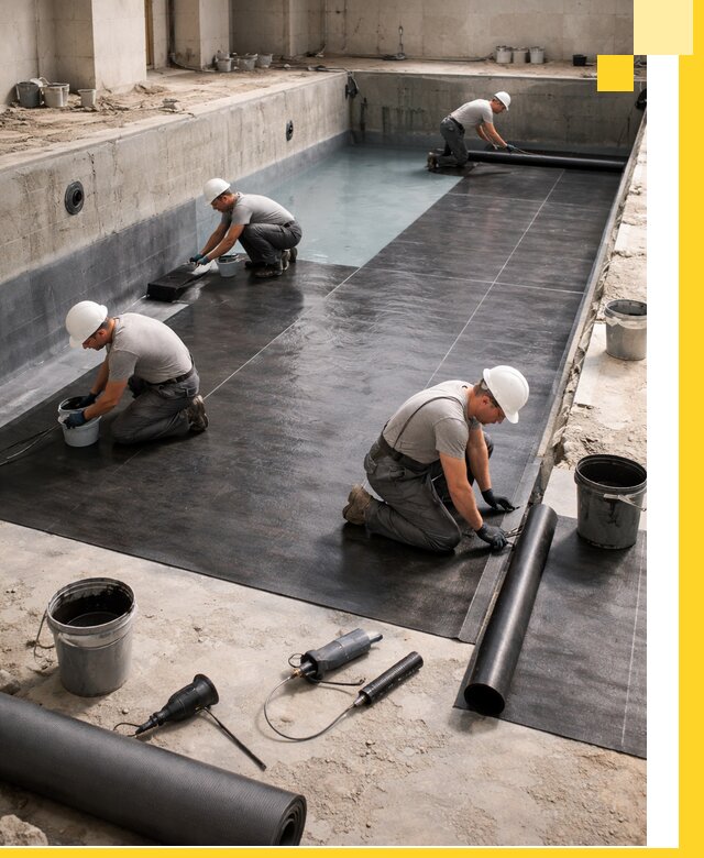 Профессиональная гидроизоляция бассейнов и чаш в Саратове под ключ