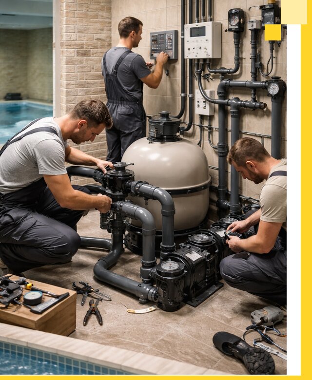 Комплексное оборудование для бассейнов под ключ в Саратове