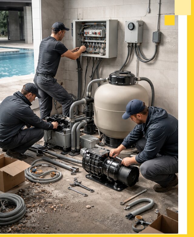 Профессиональный монтаж оборудования для бассейнов в Саратове