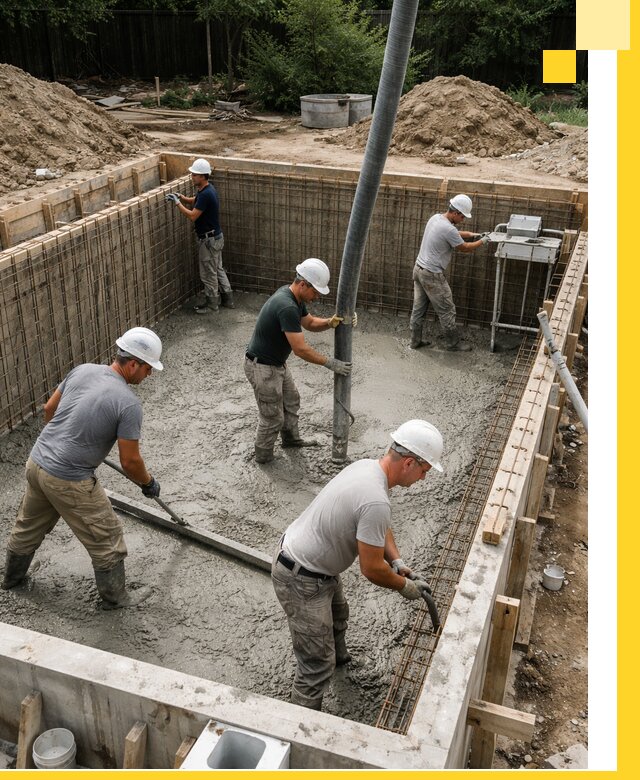 Строительство бетонных бассейнов под ключ в Саратове