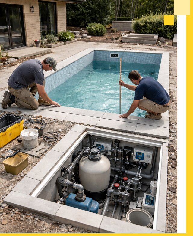 Строительство качественных домашних бассейнов под ключ в Саратове