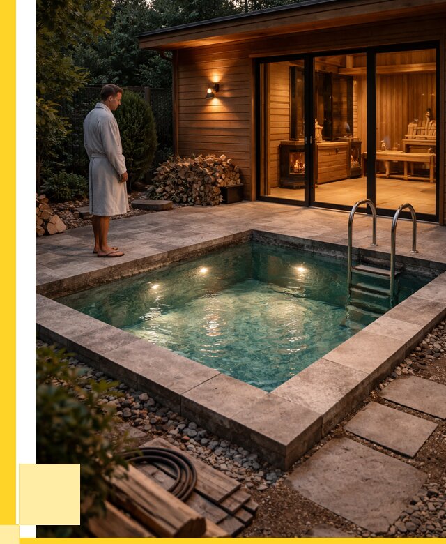 Бани с бассейном под ключ в Саратове от 97214 р. | ЭриданСрт