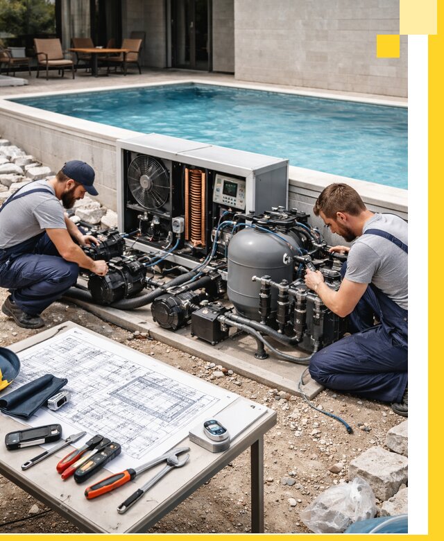 Проектирование и монтаж бассейнов с подогревом в Саратове