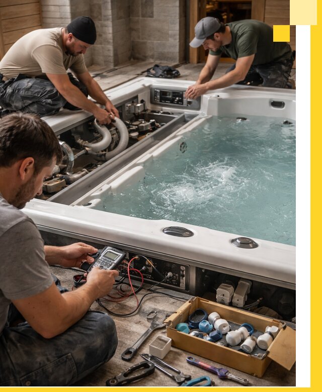 Гидромассажные бассейны под ключ в Саратове, дизайн и монтаж