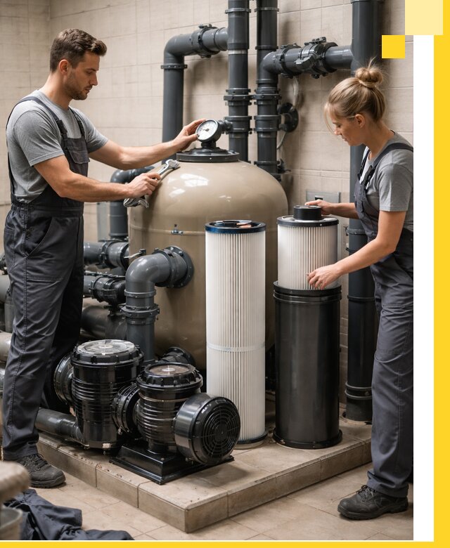 Фильтры и системы фильтрации для бассейнов в Саратове