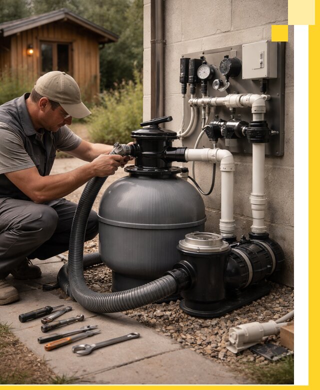 Продажа и монтаж фильтров и насосов для бассейнов в Саратове