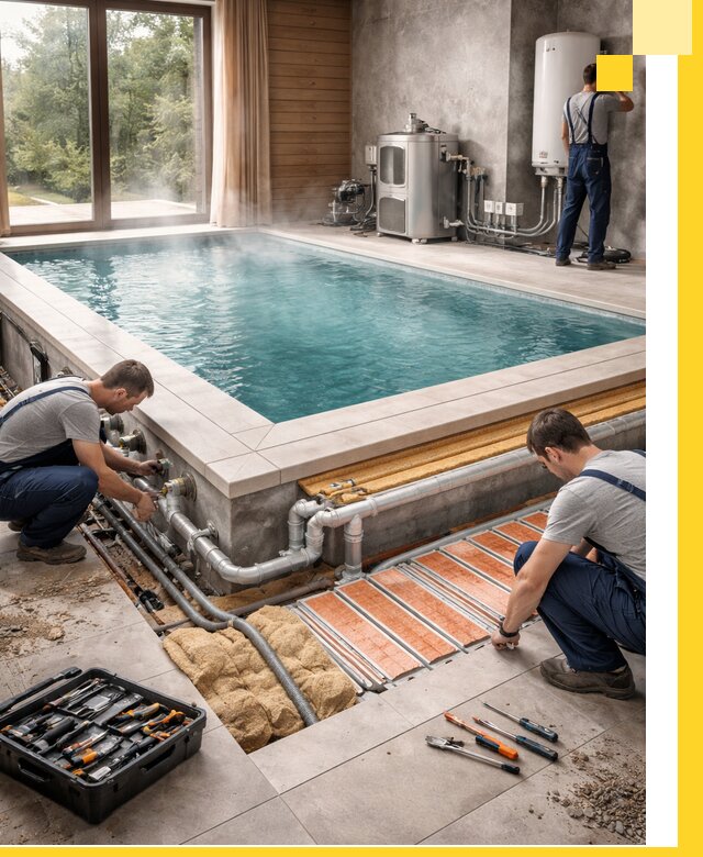 Проектирование и строительство тёплых бассейнов в Саратове