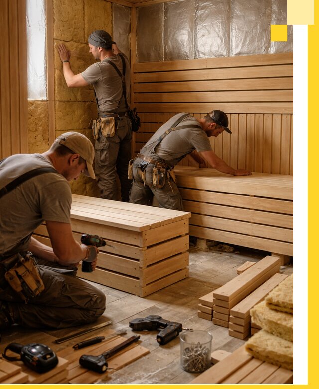 Профессиональное строительство саун под ключ в Саратове