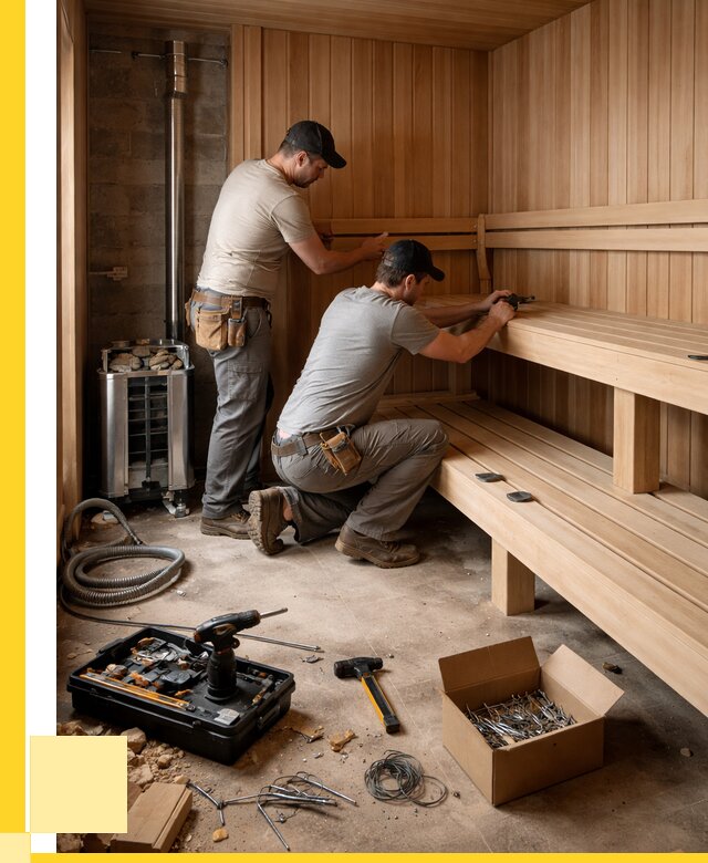 Монтаж саун под ключ в Саратове от 122796 р. | ЭриданСрт