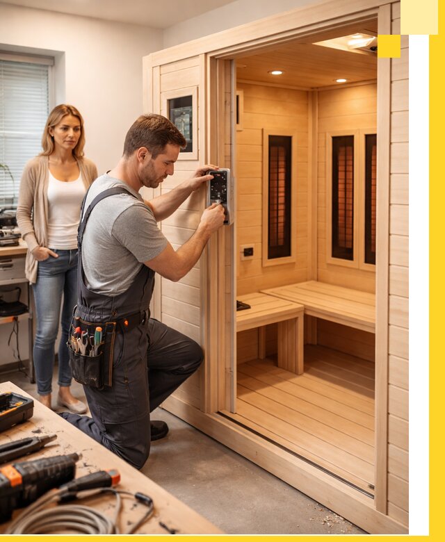 Инфракрасные сауны под ключ в Саратове продажа и установка