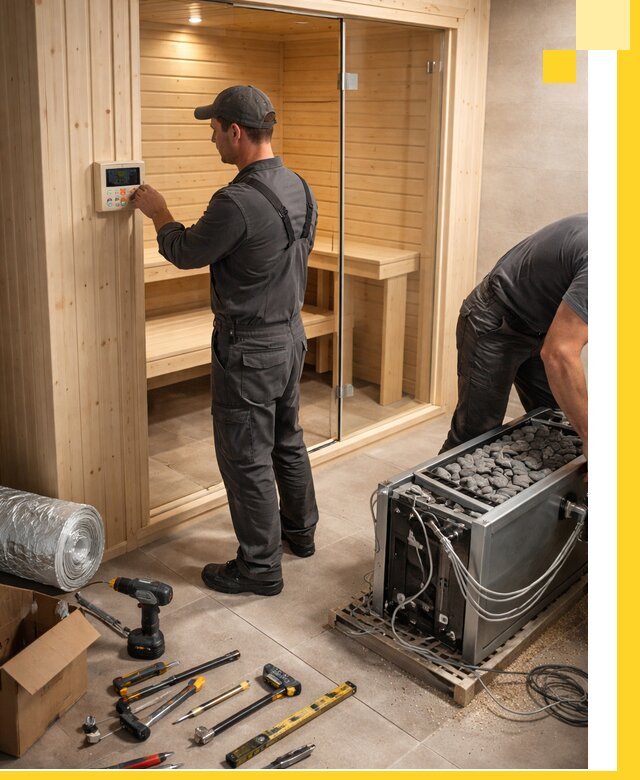 Поставка, установка и монтаж электрических саун в Саратове