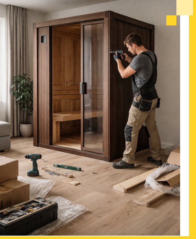 Установка и производство мини саун под ключ в Саратове