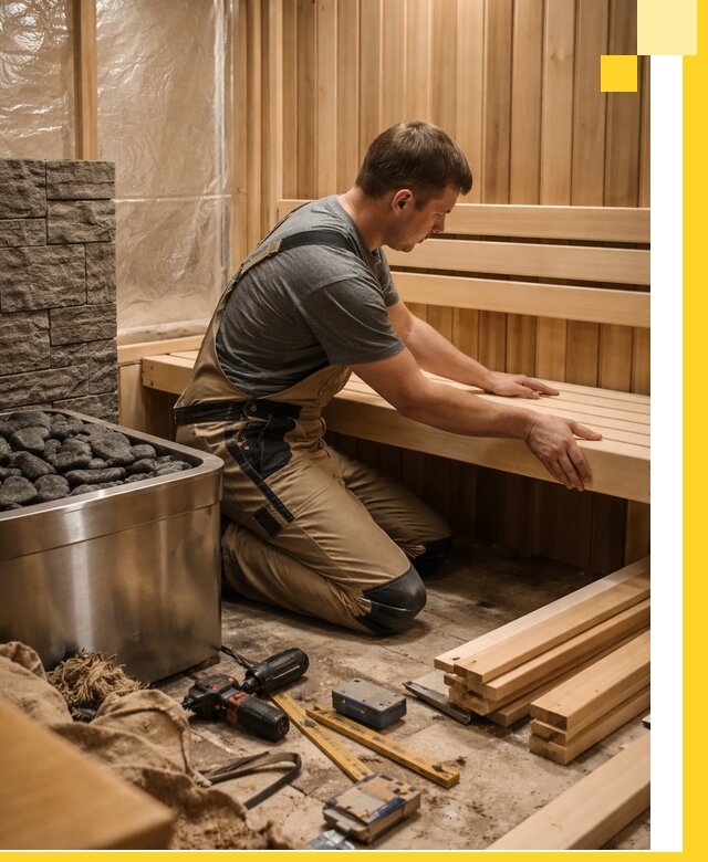 Сауны для дома под ключ с проектированием и монтажом в Саратове