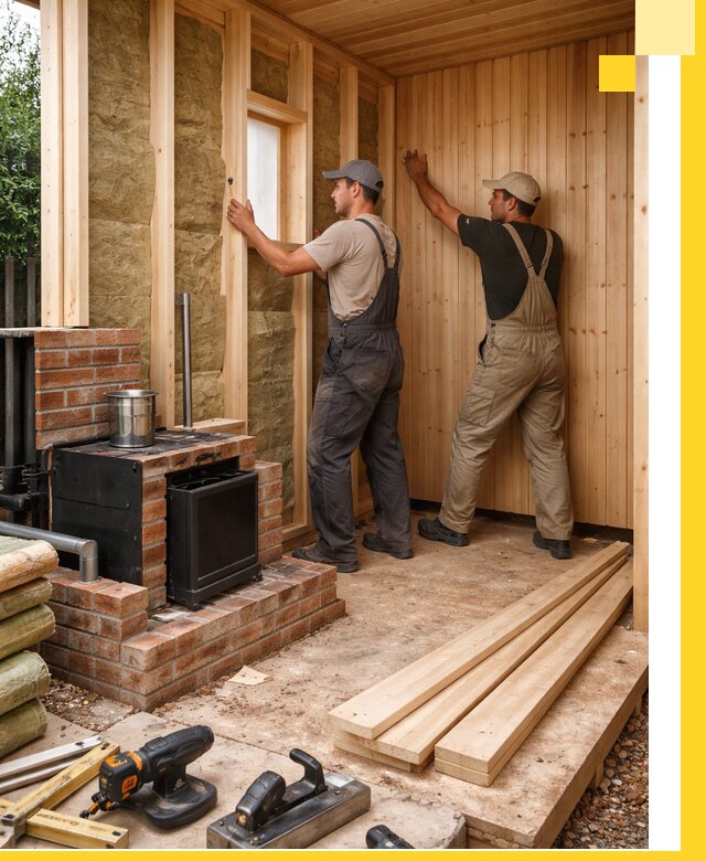 Строительство и установка дачных саун под ключ в Саратове