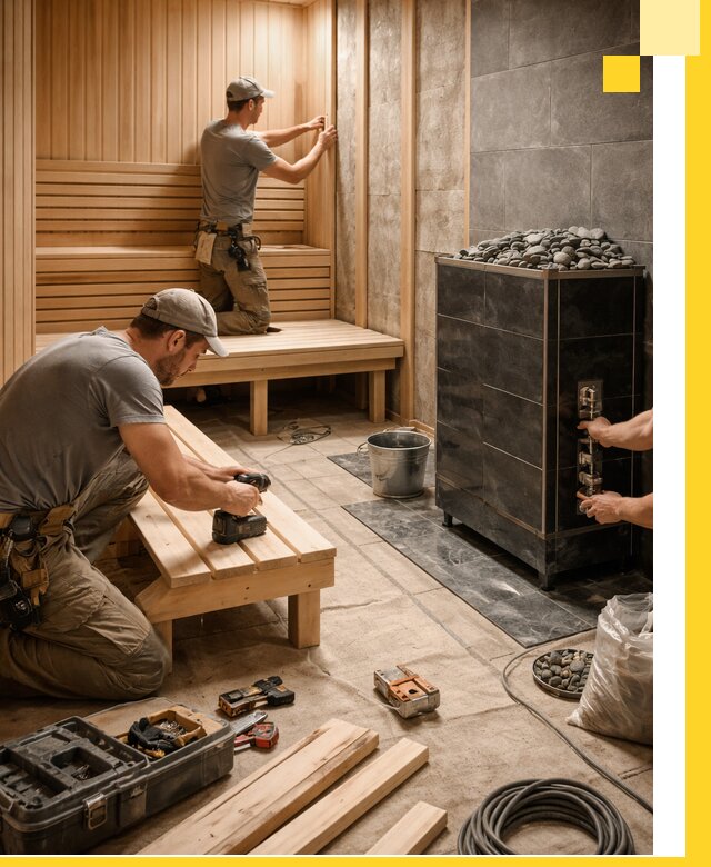 Дизайн и строительство интерьерных саун под ключ в Саратове