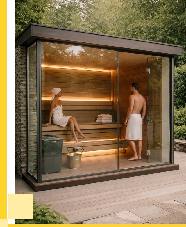 Сауна стеклянная и двери для сауны в Саратове от 255825 р. | ЭриданСрт
