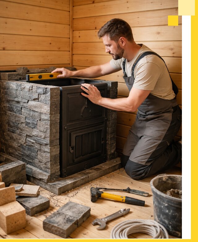 Производство и установка печей для саун под ключ в Саратове