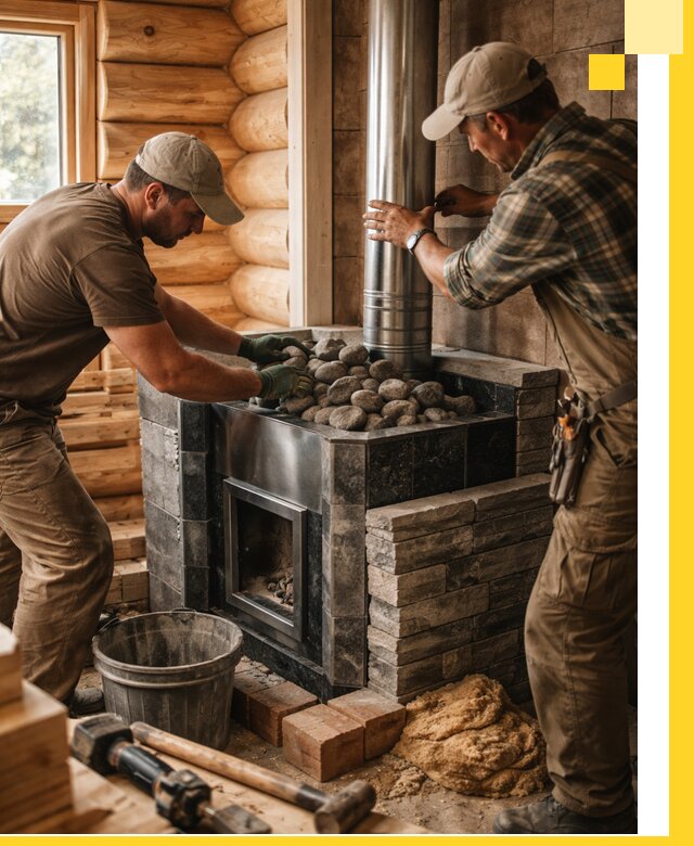 Строительство и отделка русских бань под ключ в Саратове