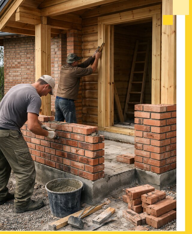 Строительство кирпичных бань под ключ в Саратове с гарантией качества