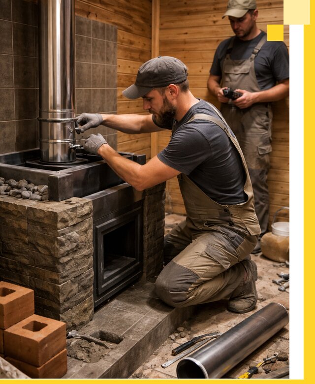 Изготовление и установка банных печей под ключ в Саратове