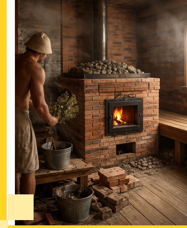 Кирпичные банные печи в Саратове от 92097 р. | ЭриданСрт