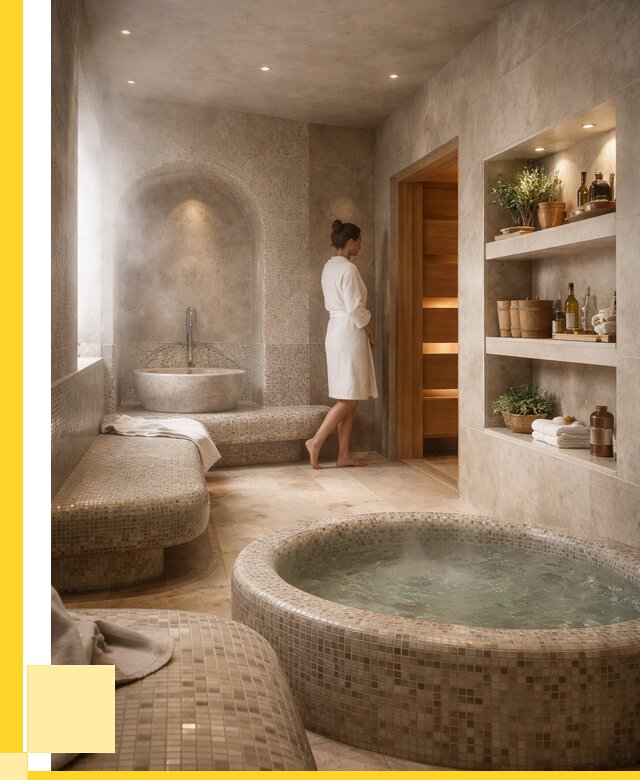 Строительство бани с хамамом в Саратове от 767475 р. | ЭриданСрт